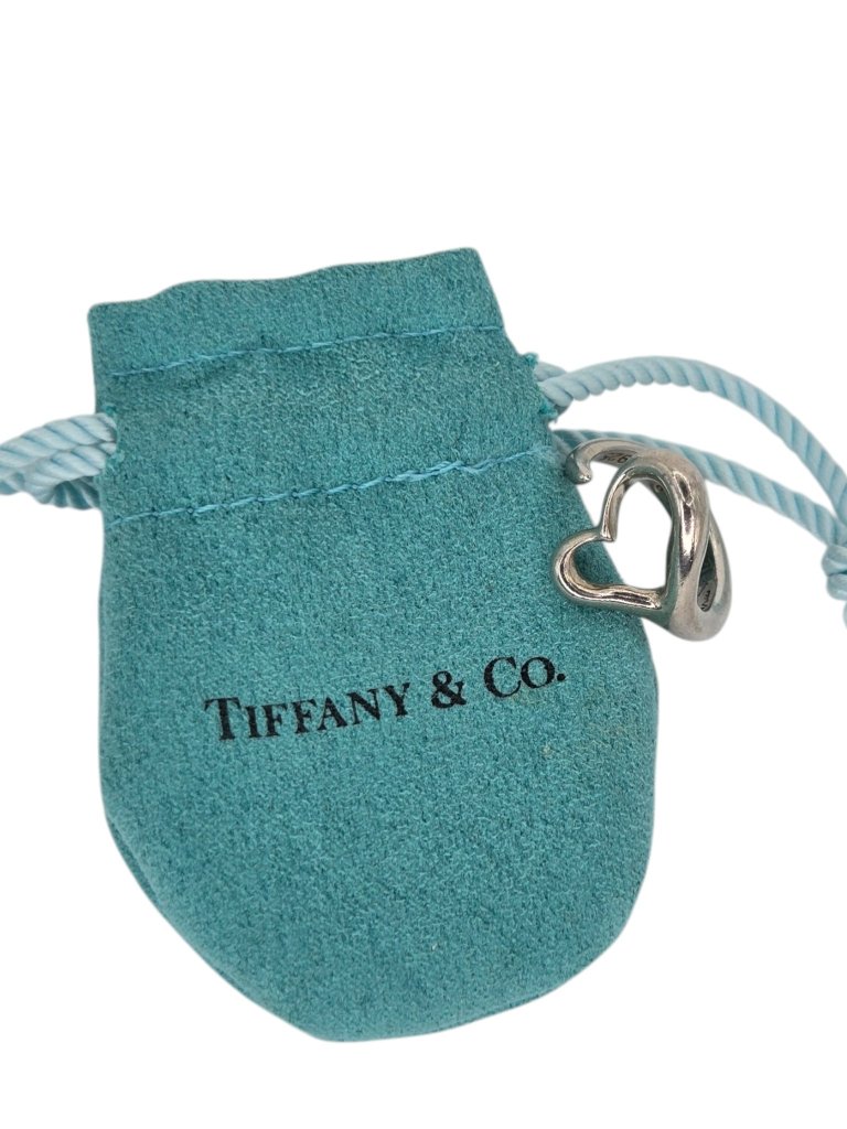 Tiffany & Co Elsa Piretti Loving Heart Ring Sterling Silver Open Heart Size 4.5